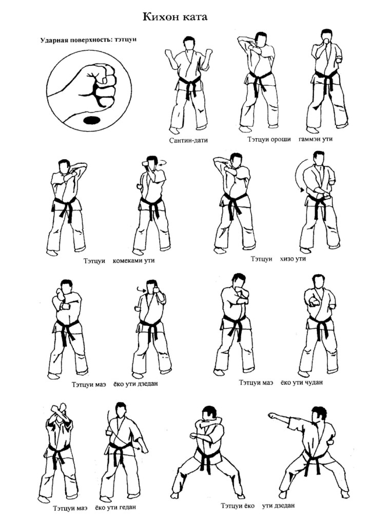 Каратэ киокушинкай карта на 6 кю